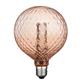 LAMP LED FILAMENTO G125 E27 3W 127V 20K ATEN AMBAR ROMBOS