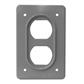 PLACA P/RECEPTACULO DUPLEX T/INDUSTRIAL