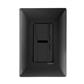ATENUADOR DESLIZABLE LED ANTRACITA C/PLACA BLACK ALPHA