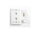 PLACA MODULAR DUPLEX KEYCONNECT BCO