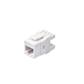 JACK RJ45 CAT6 UTP KEYCONNECT MARFIL