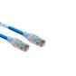 CORDON DE PARCHEO CAT6 SLIM AZUL CMR 7FT 28AWG