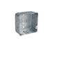 CAJA CUADRADA GALVANIZADA DE 1/2PG