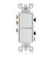APAGADOR DUPLEX 3V/1V 15A 120-227V BLANCO
