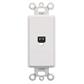 JACK TELEFONICO DECORA 4 VIAS BLANCO