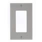 PLACA 1M GRIS S/CHASIS C/TORNILLOS TERMOESTABLE
