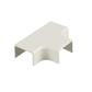 SECCION "T" DE PVC P/CANALETA 20X20mm  BLANCO