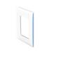 PLACA 3M BLANCO C/CHASIS C/LATERALES AQUA RESINA ABS