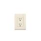 CONTACTO DUPLEX 2P+T 15A-127-250V C/PLACA MARFIL