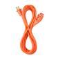 EXTENSION USO RUDO 2X16AWG 5M POLARIZADA NARANJA IUSA