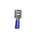 TERM PLANA HEMBRA 16-14 AWG AZUL 1/4PG KOBAN
