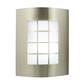 LUM EXT MURO 15W 100-240V SATIN S/LAMP TURIN I TECNO