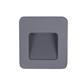 LUM EXT/EMP MURO LED 2W 100-127V 30K GRIS BHARANI TECNO