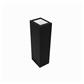 LUM SOBREPONER MURO LED 5W 100-240V 30K NEGRO IP65 S