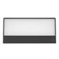 LUM SOB MURO LED 9W 100-240V 120G 30K NEGRO