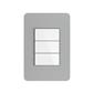 PLACA 3M GRIS C/CHASIS RESINA BLANCO