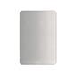 PLACA CIEGA ALUMINIO NATURAL C/CHASIS DE ALUMINIO