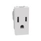 TOMACORRIENTE 2P+T 15A-127V 1MOD BLANCO