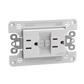 TOMACORRIENTE DUPLX ICFT 15A 125V AUTOPROT C/P INF 3MOD BCO