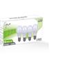 LAMP LED A19 E27 9W 127V 65K 4 PZ PHILCO SLP