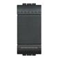 INTERRUPTOR TRES VIAS 1 MODULO NEGRO
