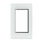 PLACA DE KRISTAL 3 MODULO DE 1/3 KRISTALO BLANCA