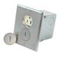 PLACA PARA PISO DUPLEX C/CONTACTO 2P 3H 15A 125V ACERO INOX