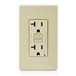 CONTACTO DUPLEX SELF-TEST SMARTLOCK PRO 2P 20A-125V MARFIL