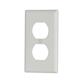 PLACA NYLON P/CONTACTO DUPLEX BLANCO