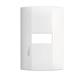 PLACA 1M BLANCO C/CHASIS ABS-P9