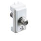 TOMA COAXIAL T.V. BLANCO MARISIO