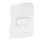 PLACA C/INTERRUPTOR ENSAMB 1 MOD 10A 250V BCO MILUZ