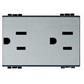 TOMA CORRIENTE DUPLEX 2P+T PROT INFANTIL 3MOD 15A 277V TECH