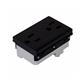 CONTACTO DUPLEX 2P+T 3 MOD NEGRO NIESSEN SERIE ORIGEN