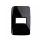 PLACA 1 VENTANA NEGRO NIESSEN SERIE ORIGEN