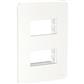 PLACA 2M BLANCO C/CHASIS TERMOPLASTICO ABS-UV
