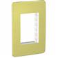 PLACA 3M ALUMINIO AMARILLO C/CHASIS TERMOPLASTICO ABS-UV