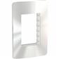 PLACA 3M CROMO BRILLOSO C/CHASIS TERMOPLASTICO ABS-UV