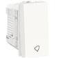 PULSADOR TIMBRE 10A 250V 1MOD BLANCO ORION