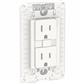 RECEPTACULO DUPLEX GFCI AMERICANO 15A 125V 2P+T BLANCO