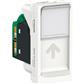 TOMA DATOS RJ45 8 HILOS UTP CAT5E 1MOD BLANCO ORION