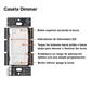 KIT DIMMER PARED +BRIDGE +CONTROL PICO +PLACA BCO CASETA