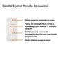 CONTROL PICO RF 434MHZ 3 BOTONES BLANCO R/L