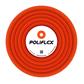 POLIFLEX NARANJA BICAPA ROLLO 50 MTS 1 1/4PG INTERIOR LISO