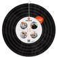 POLIFLEX NEGRO RANURADO ROLLO 50 MTS 1PG