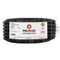 POLIFLEX NEGRO RANURADO ROLLO 50 MTS 1PG