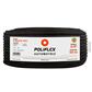 POLIFLEX NEGRO RANURADO ROLLO 50M 3/8PG