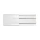 CANALETA C/TAPA DE 18X62X2500mm 3 VIAS BLANCO