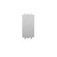 APAGADOR UNIPOLAR 1M 10A-127-250V BLANCO POLAR C/PIL AZUL