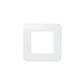 PLACA 2M BLANCO ALPINO C/CHASIS P/CJA CUADRADA TERMOESTABLE
